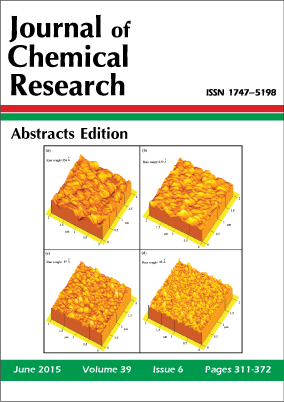 Journal of Chemical Research Abstracts Edition, Volume 39, Issue No.6, June 2015