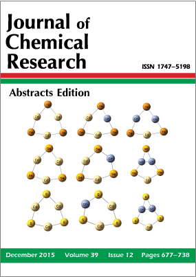 Journal of Chemical Research Abstracts Edition, Volume 39, Issue No.12, December 2015