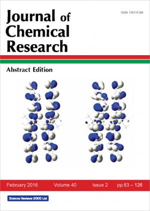 Journal of Chemical Research Abstracts Edition, Volume 40, Issue No.2, February 2016