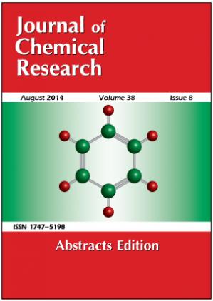 Journal of Chemical Research Abstracts Edition, August 2014