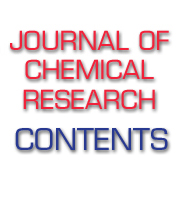 Contents: Journal Of Chemical Research Volume 37 Issue 8 2013