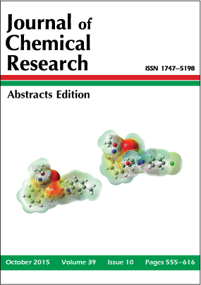 Journal of Chemical Research Abstracts Edition, Volume 39, Issue No.10, October 2015